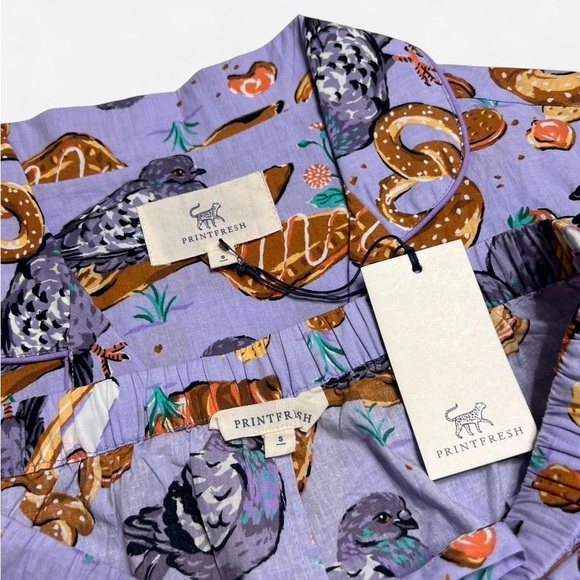 NWT Printfresh Peckish Pastries PJ Set 💜 - Picture 4 of 9